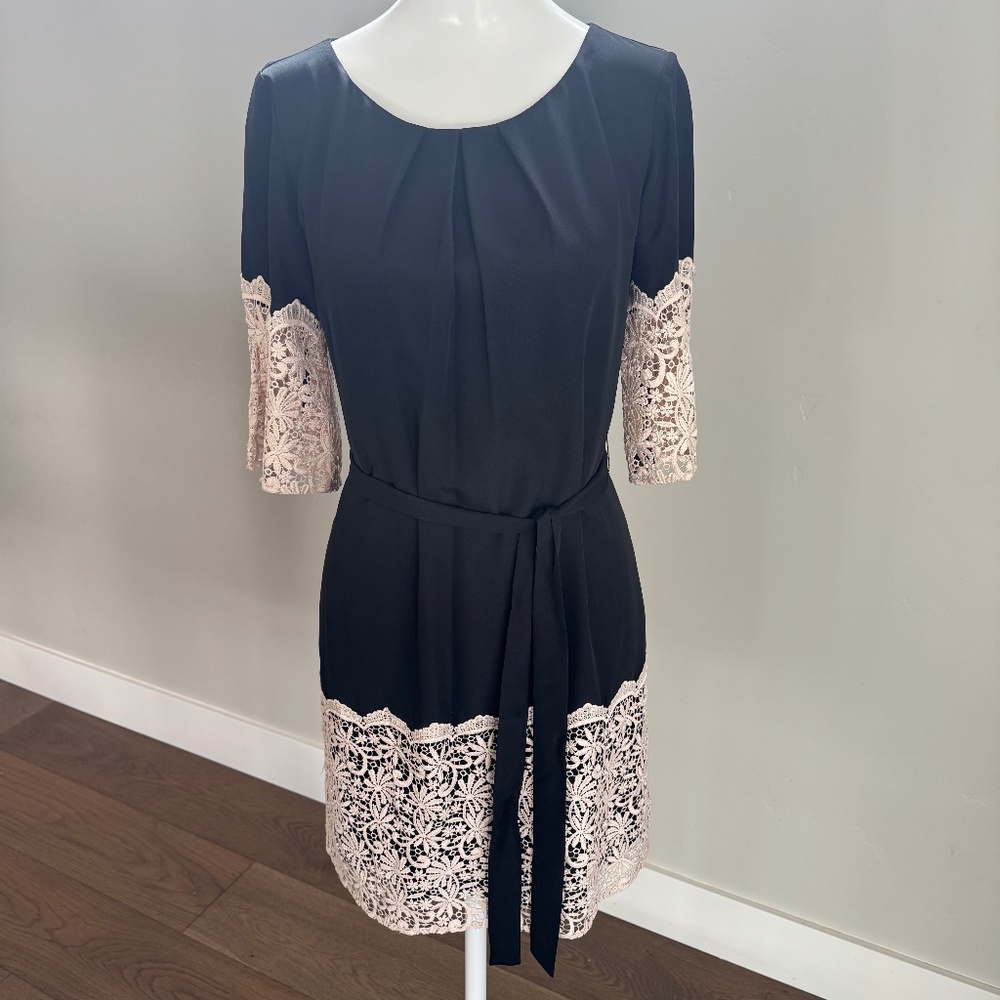 Gianni Bini Nancy Midi Dress with Sash XS